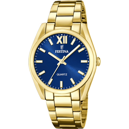 MONTRE FESTINA F20640/5 BLEU, BRACELET EN ACIER INOXYDABLE 316L, FEMME