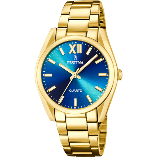 RELOJ FESTINA F20640/8 AZUL CORREA DE ACERO INOXIDABLE 316L, MUJER