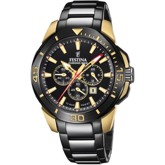 MONTRE FESTINA SPECIAL EDITIONS F20644/1 NOIR, BRACELET EN ACIER INOXYDABLE 316L, HOMME