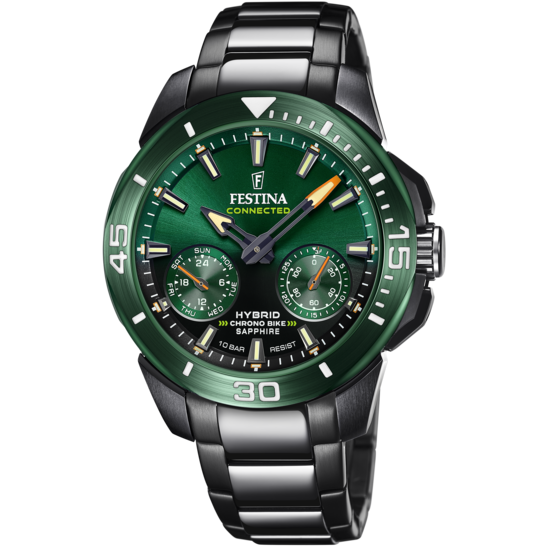 FESTINA CONNECTED F20646/1 STAINLESS STEEL 316L GREEN, MEN