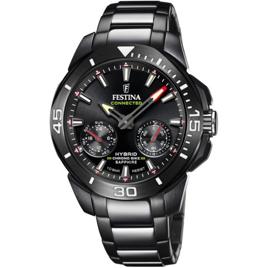 FESTINA CONNECTED F20648/1 NERO ACCIAIO INOSSIDABILE 316L, UOMO