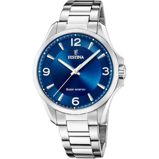 FESTINA F20656/2 BLUE STAINLESS STEEL 316L, MEN