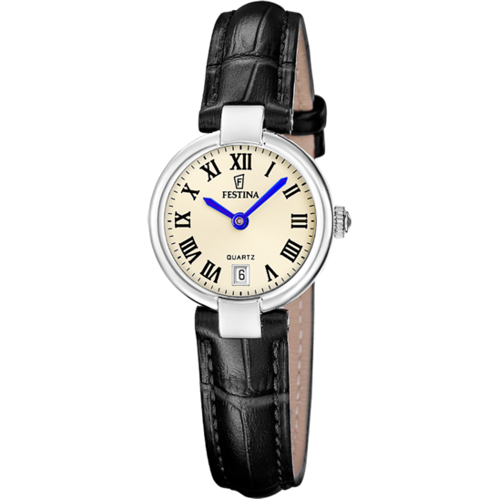Reloj Festina Mademoiselle F20782/2 Plateado Correa De Piel, Mujer