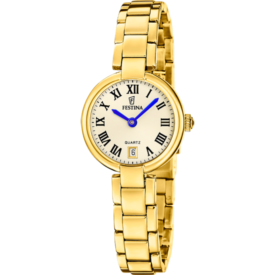 Reloj Festina Mademoiselle F20786/2 Dorado Brazalete De Acero, Mujer