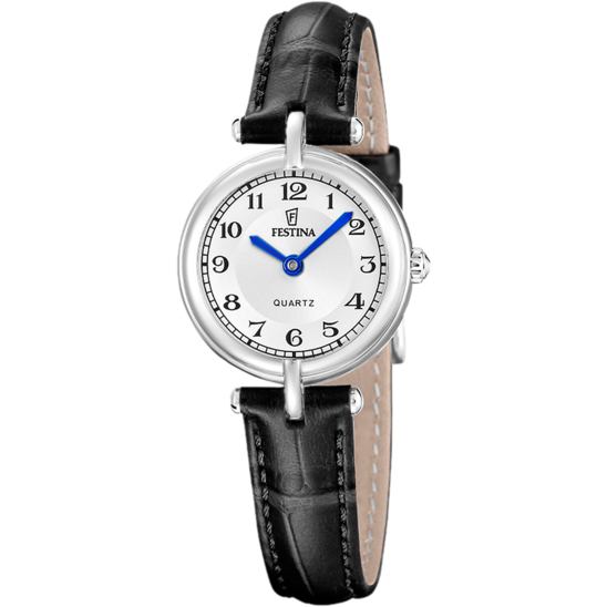 Reloj Festina Mademoiselle F20787/3 Plateado Correa De Cuero, Mujer
