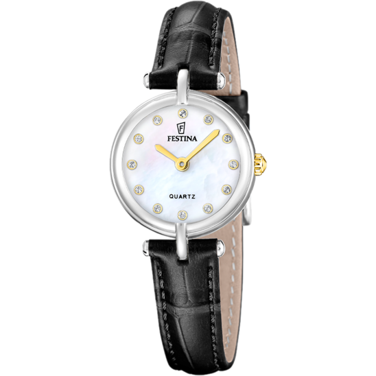 Reloj Festina Mademoiselle F20787/4 Blanco Correa De Cuero, Mujer