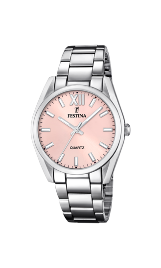 Orologio Donna RORIOS Cronografo Quadrante Piccolo Con Diamanti - Acciaio Inossidabile
