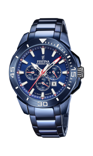 FESTINA WATCH SPECIAL EDITIONS F20643/1 BLUE STAINLESS STEEL STRAP 316L, MEN.