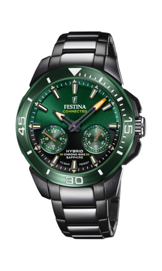 Festina Uomo Orologio F16810/1 – Cronografo Multifunzione Acciaio – Quadrante Bianco 44mm – Impermeabile 5 Bar
