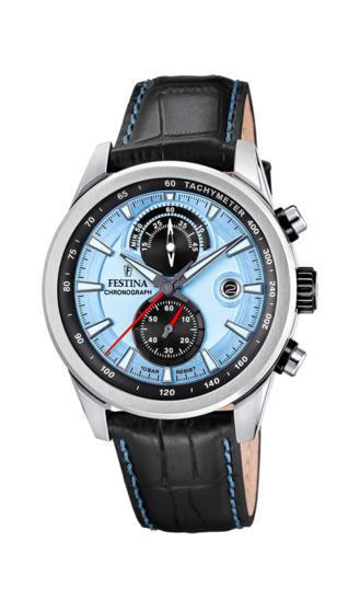 FESTINA HERREN UHR TIMELESS CHRONOGRAPH F20695/2 LEDER ARMBAND