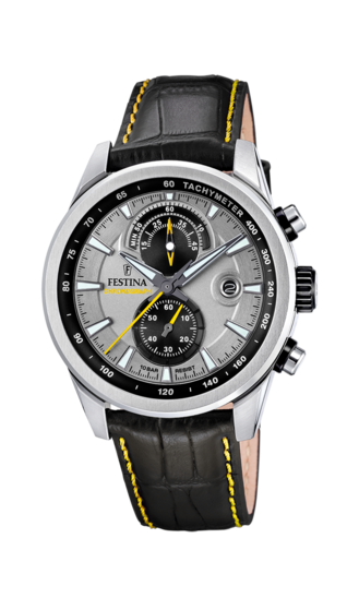 RELOJ FESTINA TIMELESS CHRONOGRAPH F20695/4 GRIS CORREA DE PIEL, HOMBRE