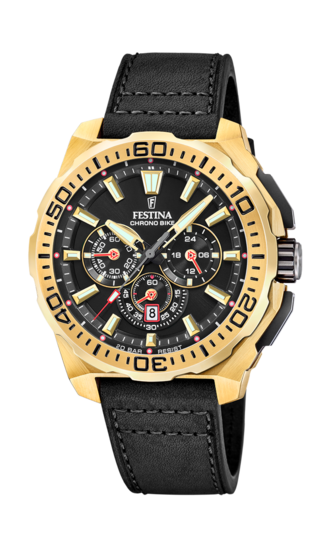 Montre Festina 8891 Quartz - Boîtier Bi-couleur, Bracelet Crocodile Véritable - Reconditionnée Par Le Vendeur