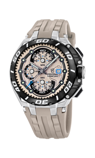 Festina F6870/2 Orologio Uomo - Cassa Acciaio, Quadrante Marrone E Vetro Minerale - Elegante E Sportivo
