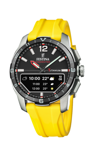 Reloj festina amarillo fashion hombre