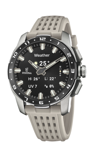 Orologio Festina uomo in acciaio con quadrante nero f20706/3