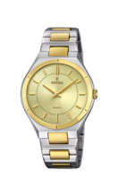 FESTINA WATCH F20245/2 GOLD STEEL STRAP, MEN'S