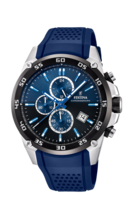 MONTRE FESTINA THE ORIGINALS F20330/A BLEU, BRACELET D’ CAOUTCHOUC, HOMME