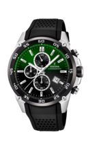 FESTINA MEN'S GREEN RUBBER WATCH BRACELET F20330/B