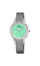 MONTRE FESTINA MADEMOISELLE F20494/6 BLEU VERT, BRACELET D’ ACIER INOXYDABLE, FEMME