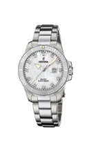 FESTINA BOYFRIEND COLLECTION WATCH F20503/1 MOTHER-OF-PEARL DIAL WITH STEEL STRAP, WOMEN'S