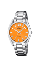 Festina Classics Orologio Uomo F20707/5 - Cassa E Cinturino In Acciaio 316L Grigio, Quadrante Verde, 5 ATM