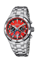 MEN'S FESTINA CHRONO BIKE RED WATCH WITH STAINLESS STEEL STRAP F20670/5