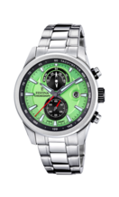 RELÓGIO FESTINA TIMELESS CHRONOGRAPH F20694/3 VERDE PULSERA DE 316L DE AÇO INOXIDÁVEL, HOMEM