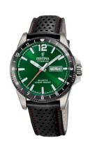 RELÓGIO FESTINA TITANIUM F20699/3 VERDE PULSERA DE COURO, HOMEM