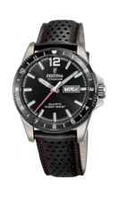 RELÓGIO FESTINA TITANIUM F20699/4 PRETO PULSERA DE COURO, HOMEM