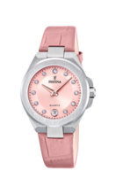 FESTINA WOMEN'S PINK MADEMOISELLE LEATHER WATCH BRACELET F20701/2