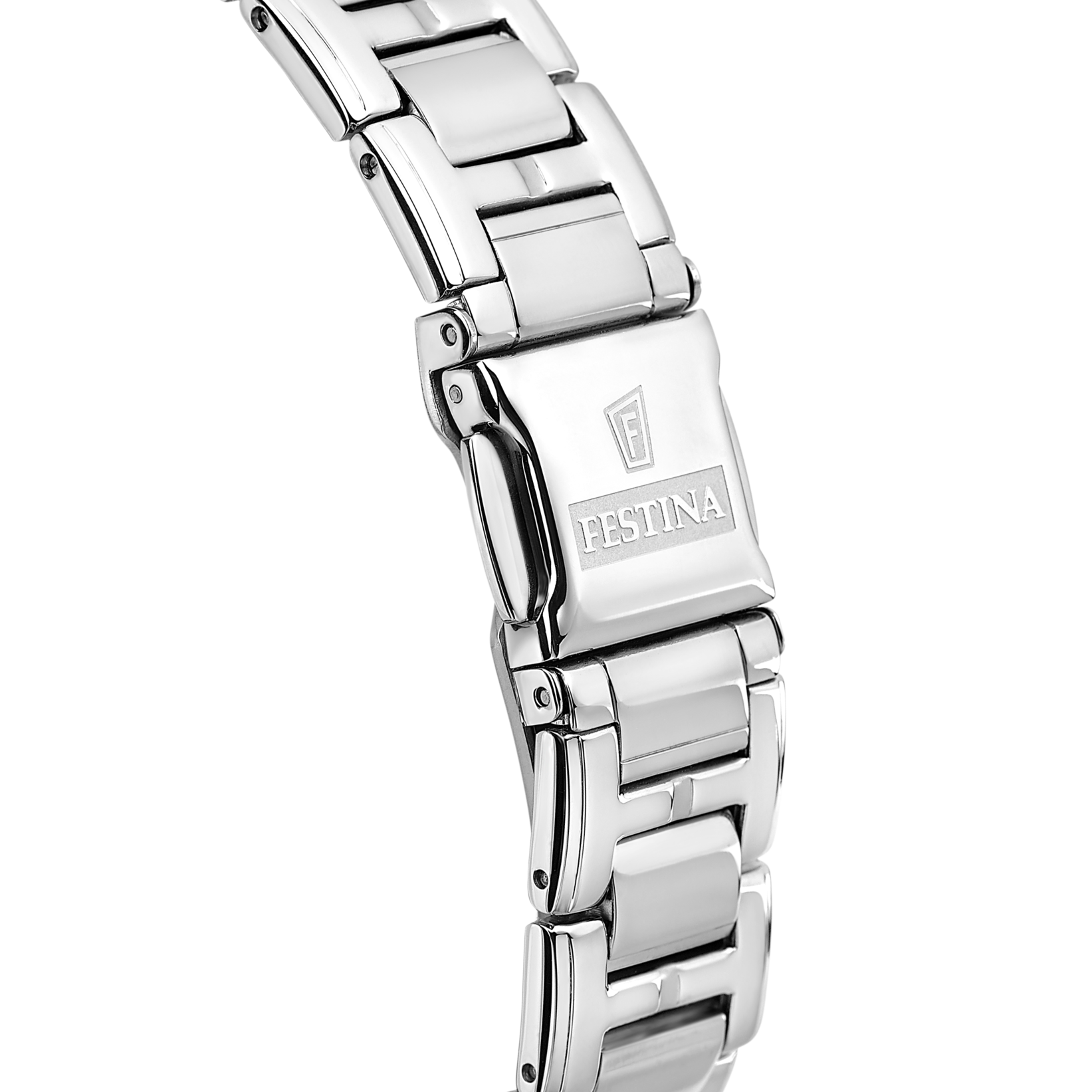 Montre Festina Femme - Cadran Violet, Bracelet Cuir - Avec Boîte D'Origine - Occasion