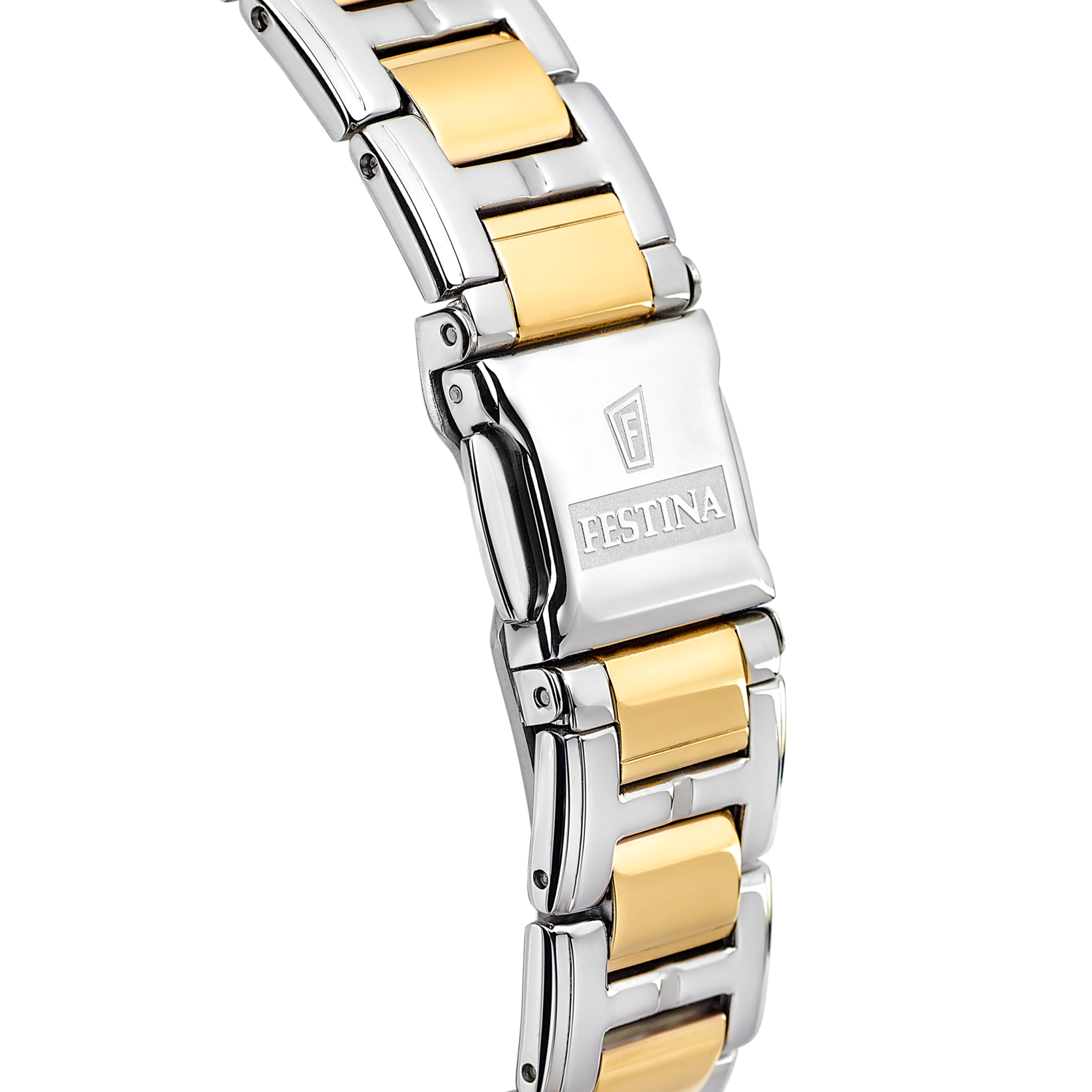Festina Boyfriend watch F20402/1 mother-of-pearl dial steel strap, women