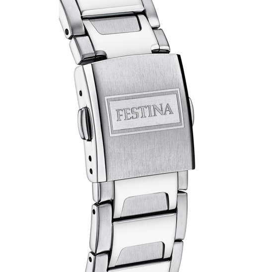 FESTINA HERREN UHR TIMELESS CHRONO F16678/2 EDELSTAHL ARMBAND