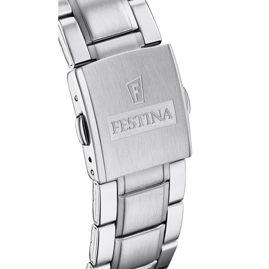 FESTINA HERREN UHR TIMELESS CHRONO F16759/3 EDELSTAHL ARMBAND