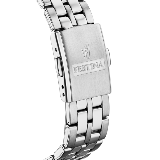 RELÓGIO FESTINA JUNIOR COLLECTION F16907/1 BRANCO CORREIA DE AÇO, INFANTIL