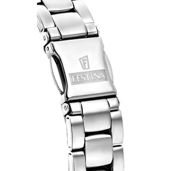 FESTINA DAMES ZWART STAAL HORLOGE ARMBAND F16919/2