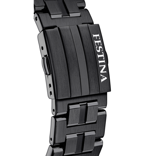 RELÓGIO FESTINA EDIÇÕES ESPECIAIS F20329/1 PRETO PULSEIRA DE AÇO, HOMEM