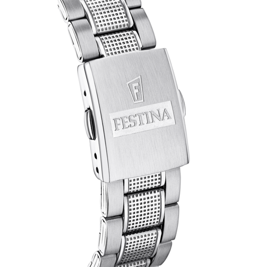 FESTINA JUNIOR COLLECTION WATCH F20345/3 BLACK STEEL STRAP, CHILDREN'S.