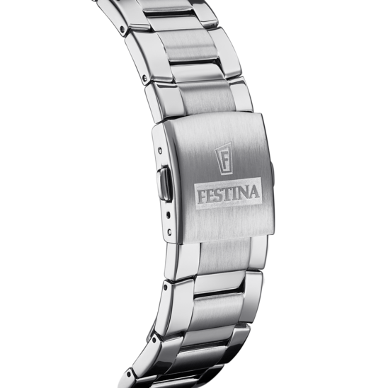 OROLOGIO FESTINA TIMELESS CHRONOGRAPH F20463/4 NERO CON CINTURINO IN ACCIAIO, UOMO