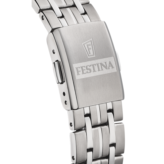 FESTINA HEREN BLAUW TITANIUM TITANIUM HORLOGE ARMBAND F20466/2