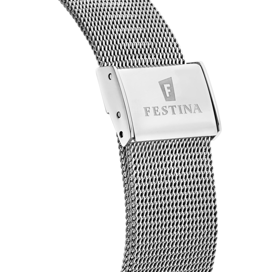 F20568/1 STRAP, FESTINA SILVER WATCH MEN\'S STEEL