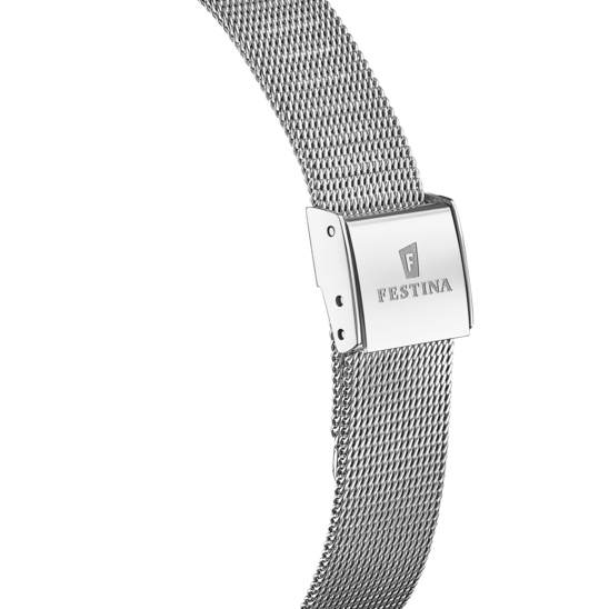 FESTINA WATCH F20572/1 SILVER STEEL STRAP, WOMEN'S