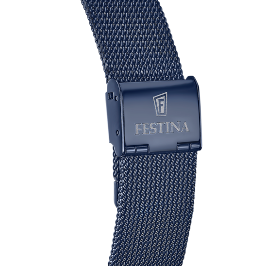 OROLOGIO FESTINA F20574/1 BLU CINTURINO IN ACCIAIO, UOMO