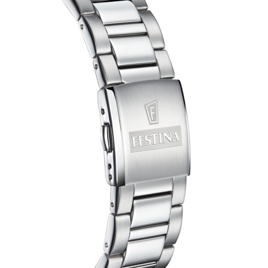 FESTINA WATCH F20575/2 BLUE STEEL STRAP, MEN