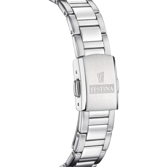 FESTINA SOLAR ENERGY F20654/1 CREAM STAINLESS STEEL 316L, WOMEN