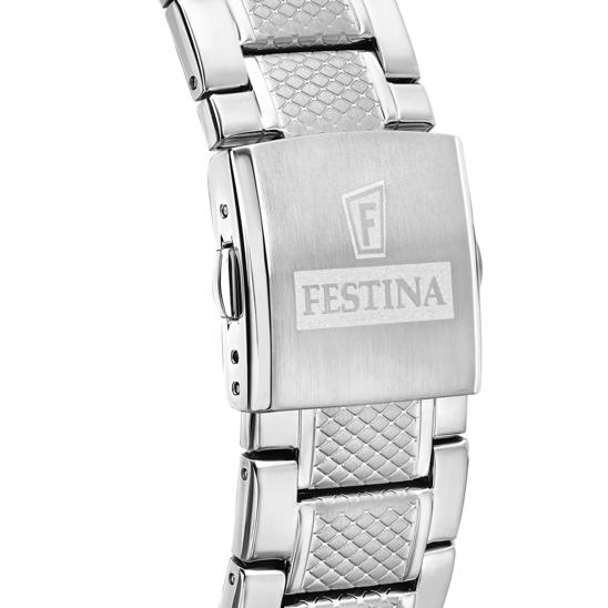 FESTINA MEN'S GREEN TIMELESS CHRONOGRAPH STAINLESS STEEL WATCH BRACELET F20668/3