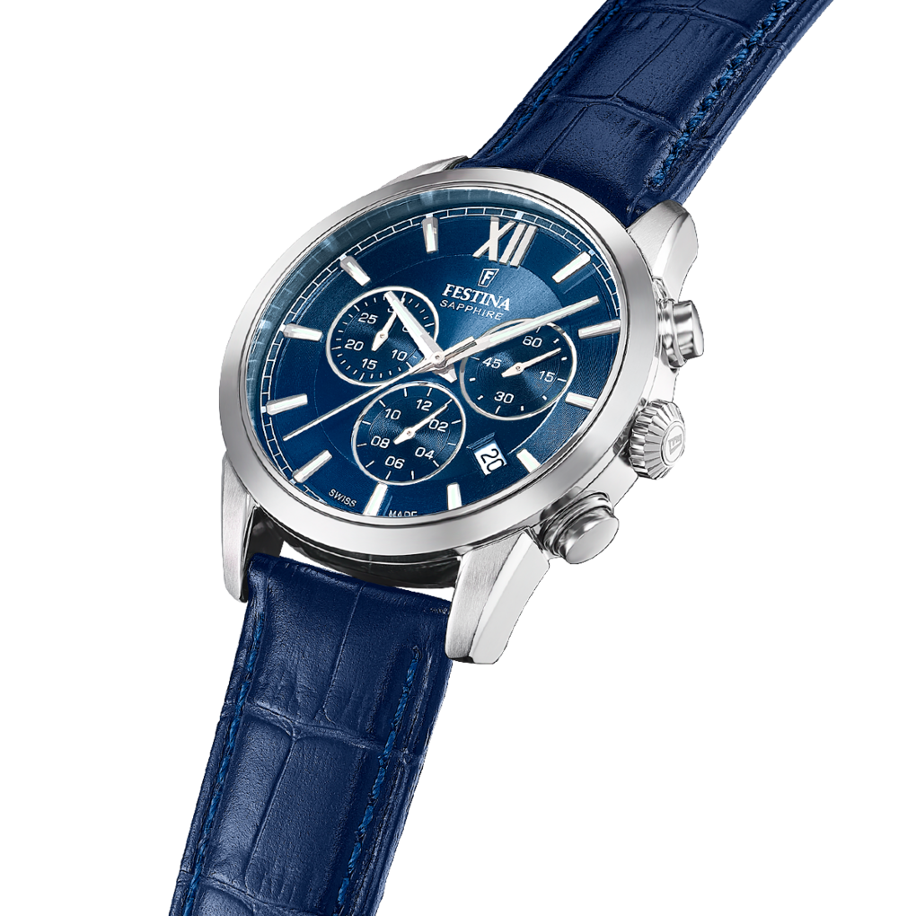 RELOJ FESTINA SWISS MADE CHRONO SWISS MADE F20041/2 AZUL CORREA DE - Main Image