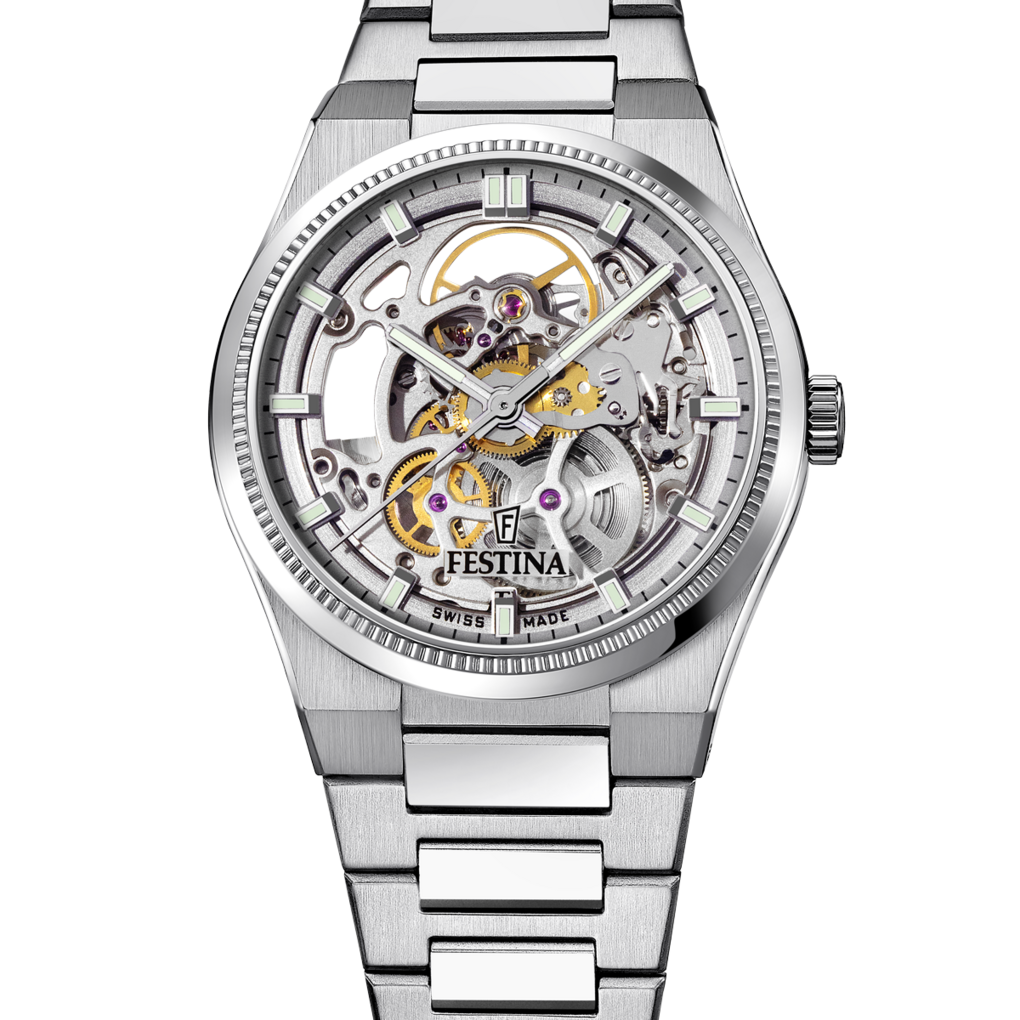 Orologio Tissot Carson Premium Powermatic 80 Pvd Oro Rosa Con Quadrante Argento E Bracciale In Acciaio 7611608293249