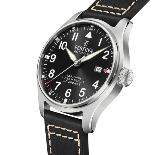 MALETIN PORTÁTIL FESTINA NEGRA FLB0151/A CLASSICS