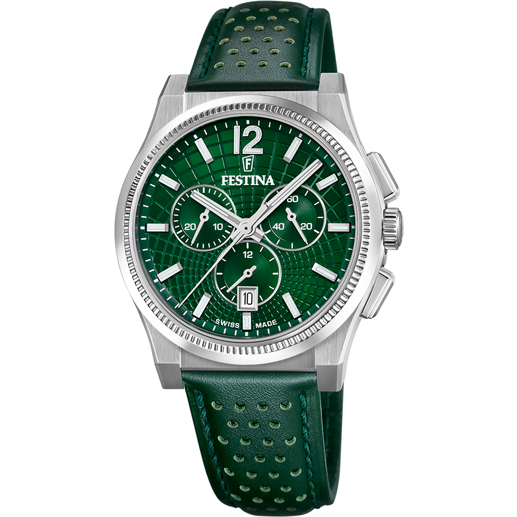 セール Festina Uhr GrÃ¼nes Zifferblatt Herren Festina Herren Festina Uhr